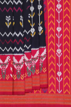 Collection of Pochampally Silk Ikat saree in a gallery layout