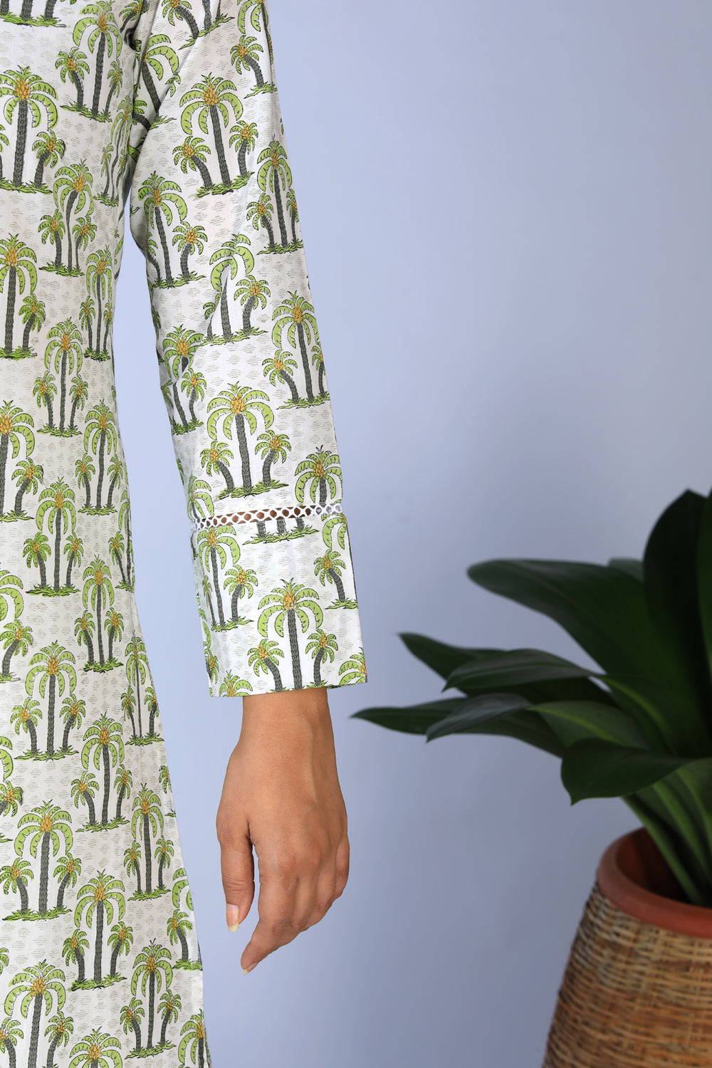 Image of Handblock printed  Kurti & dupatta set