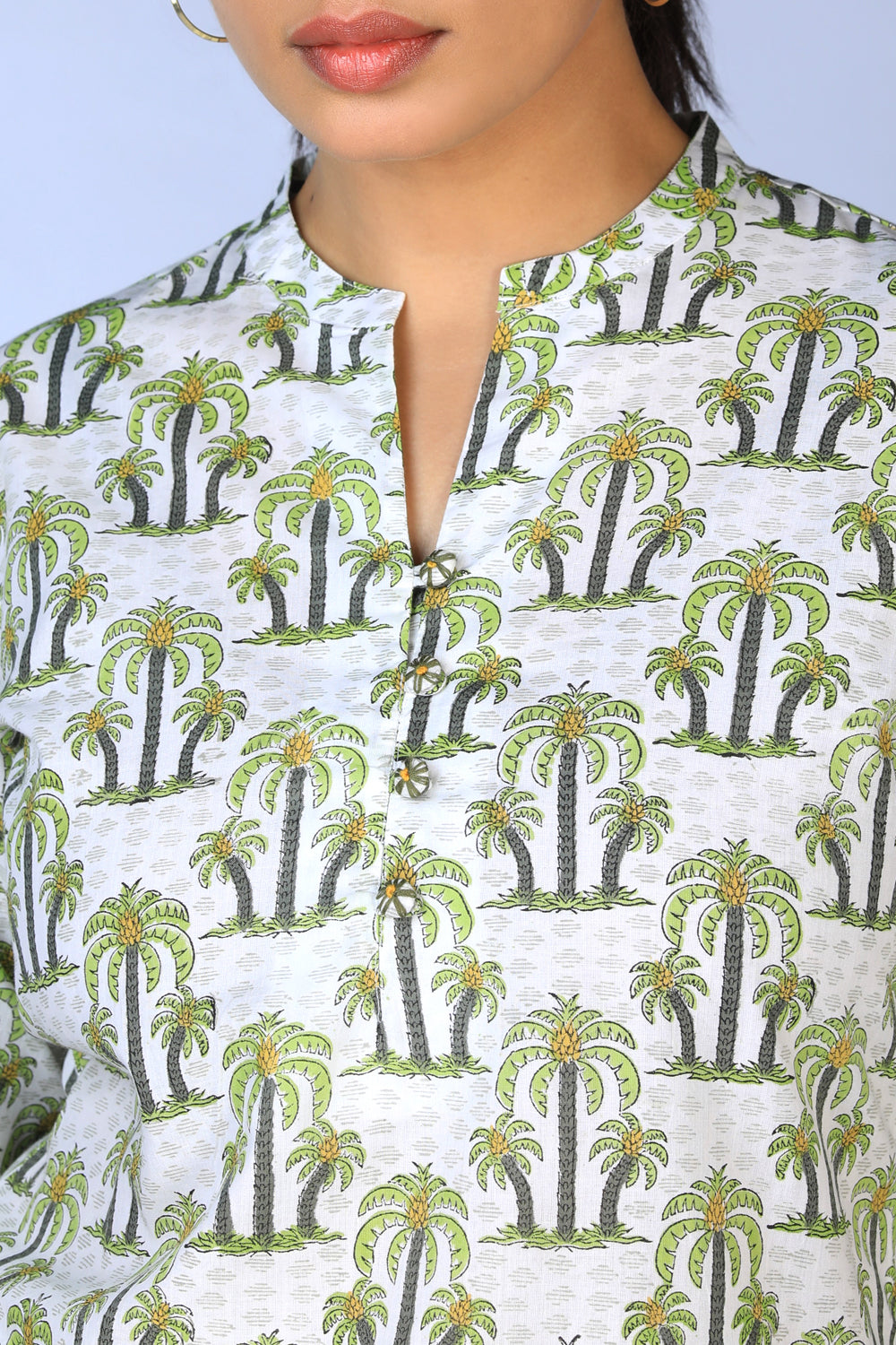 Image of Handblock printed  Kurti & dupatta set