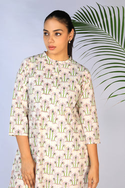 Image of Hand block printed cotton cord set