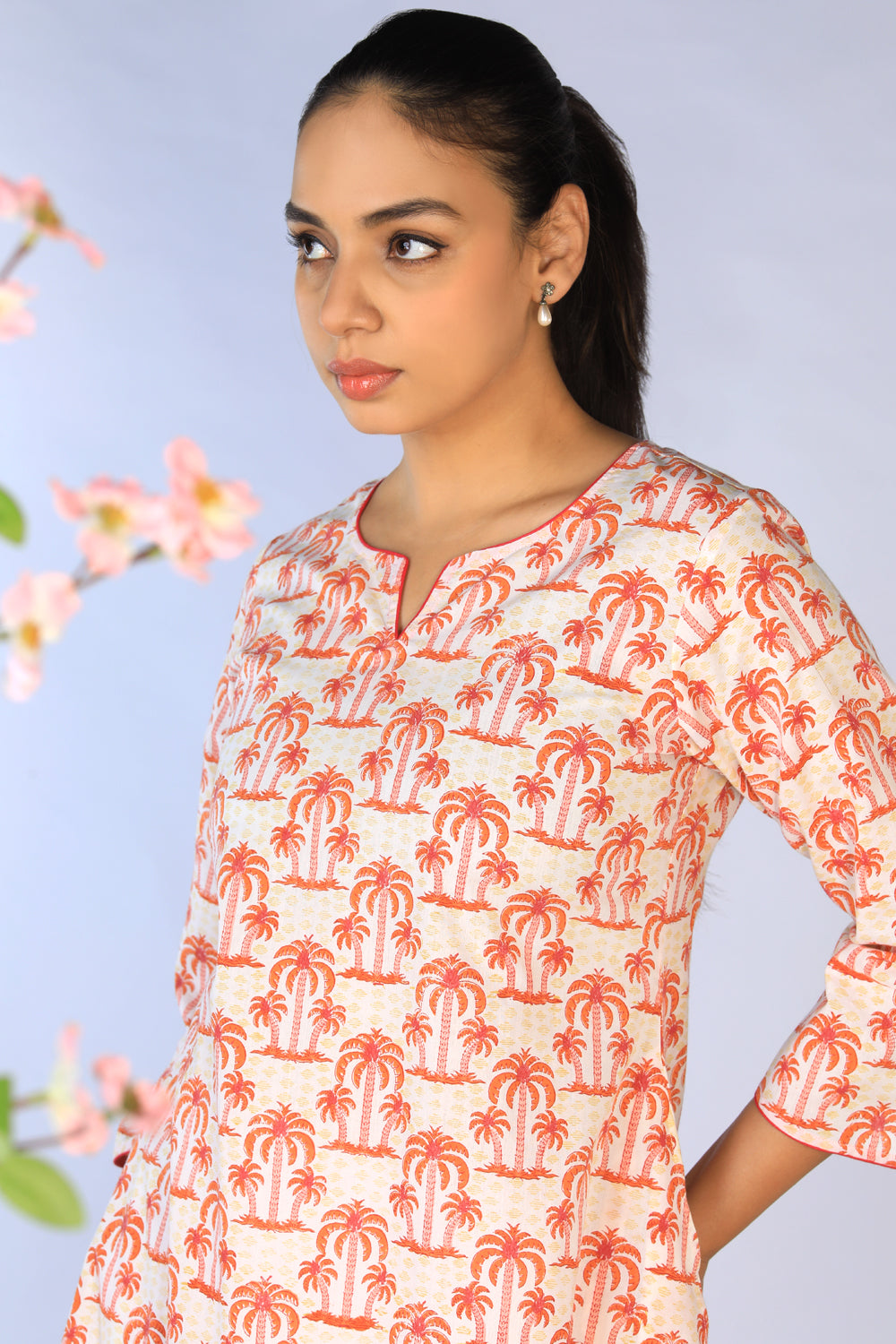 Image of Hand block printed cotton cord set