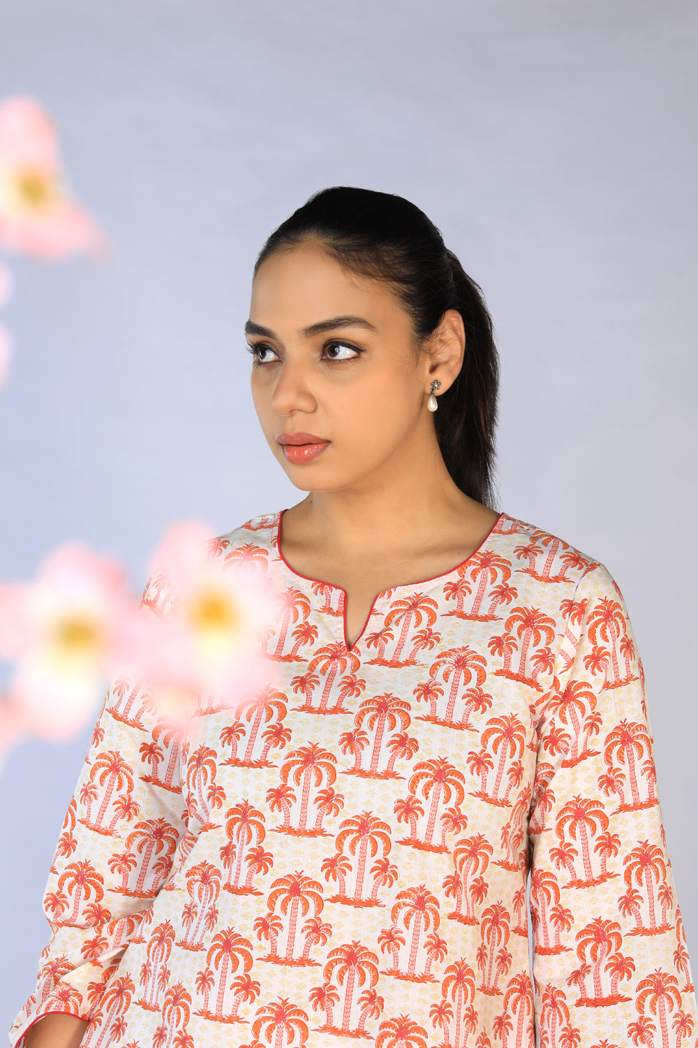 Image of Hand block printed cotton cord set