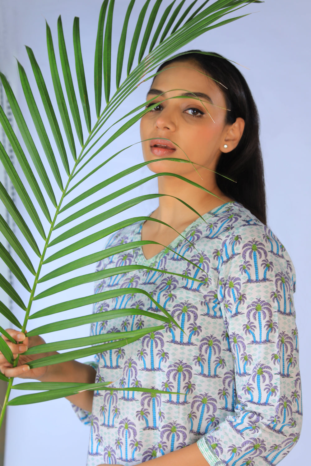 Image of Sanganeri Handblock printed Kurti