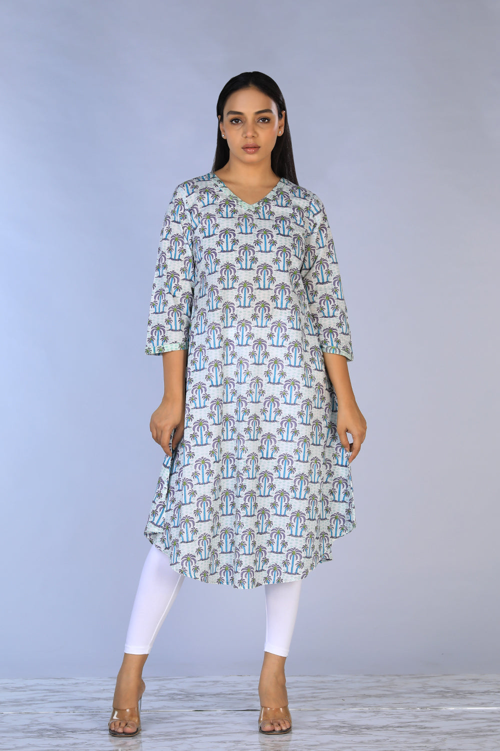 Collection of Handblock printed Kurti in a gallery layout