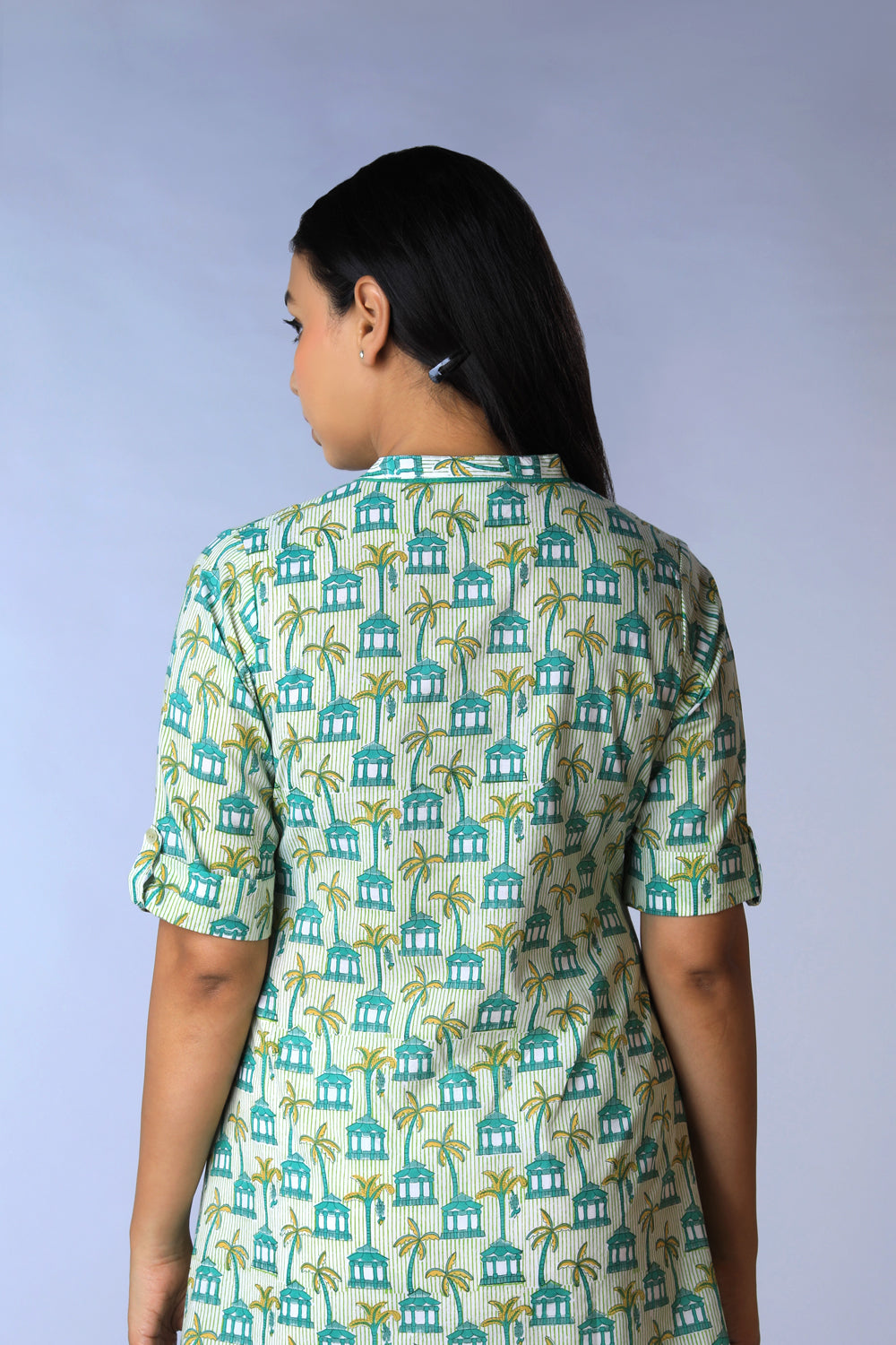 Handblock Printed short Kurti