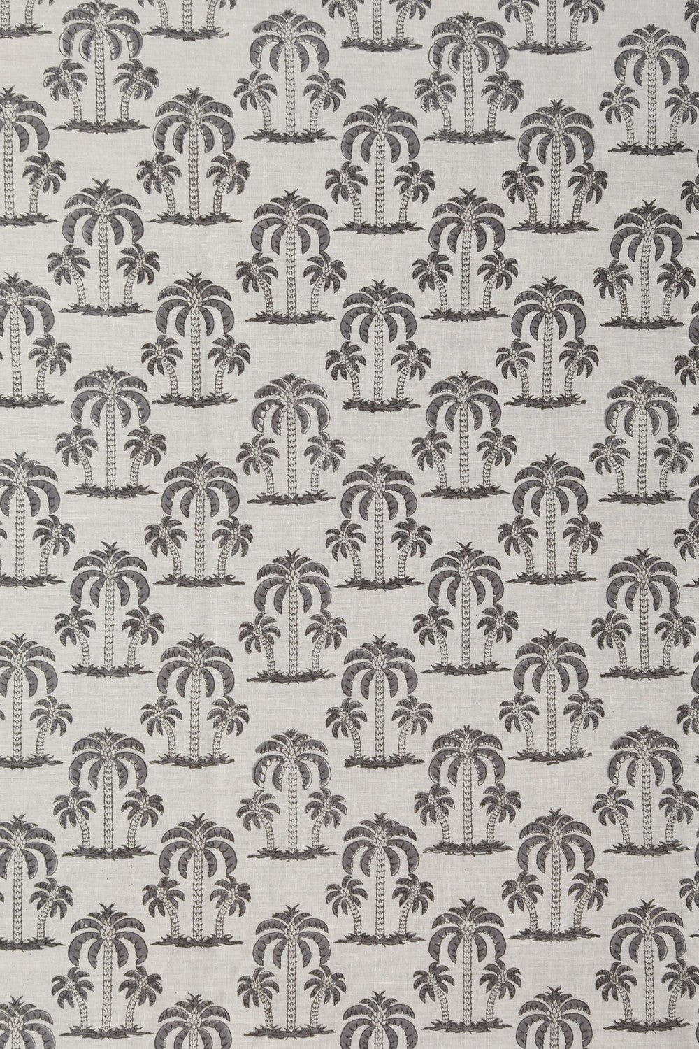 Light grey sanganeri hand block printed saree.