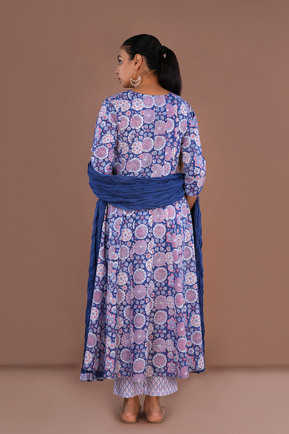 Image of Sanganeri Cotton block printed Set