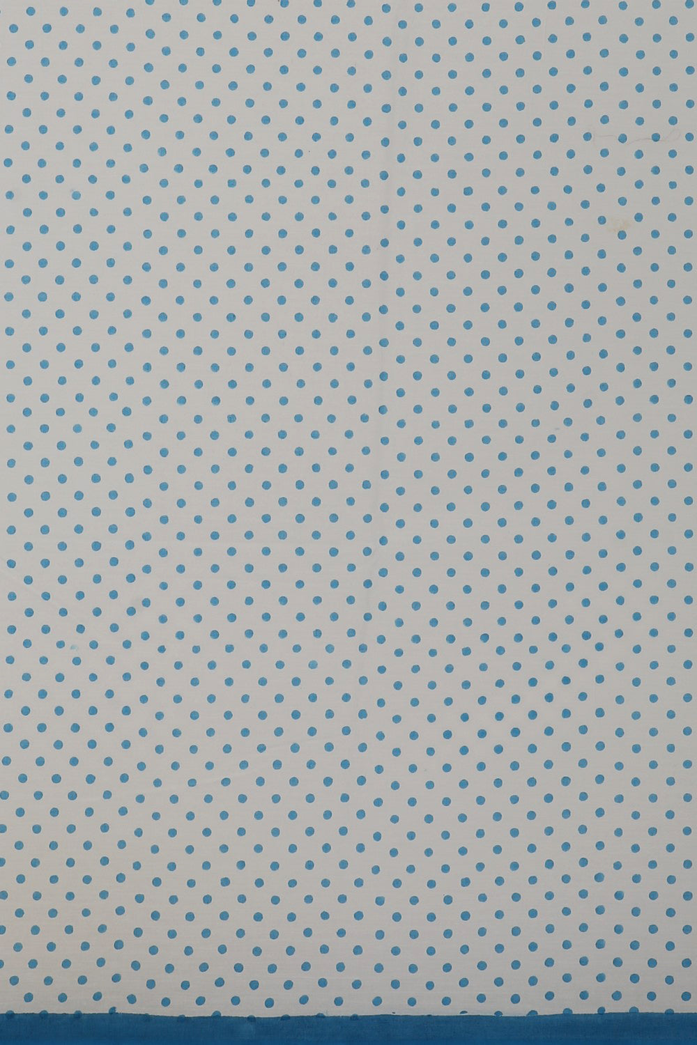 Image of Sky Blue Sanganeri Hand Block Printed cotton Saree