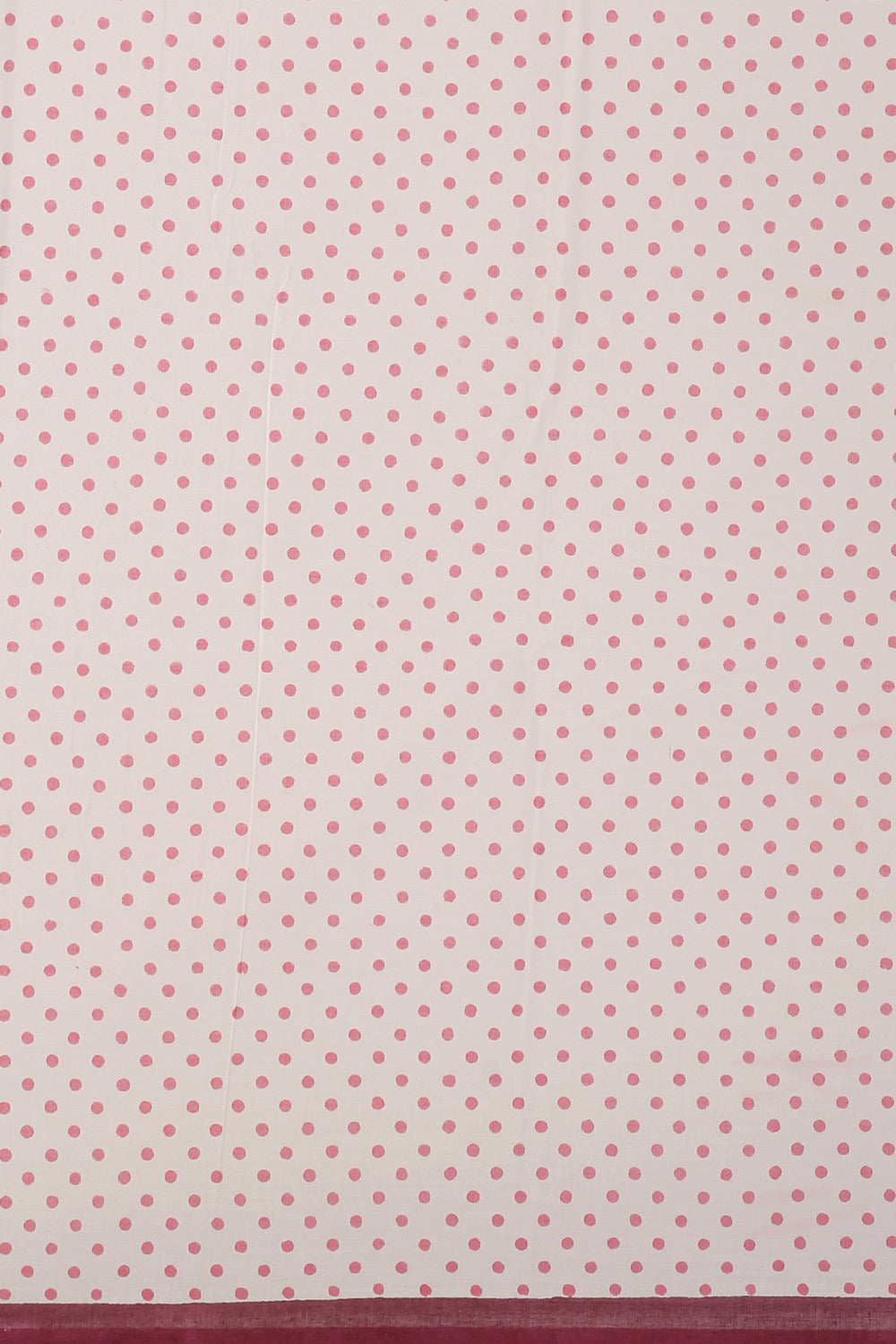 Image of Pink and Maroon Sanganeri Hand Block Printed cotton Saree