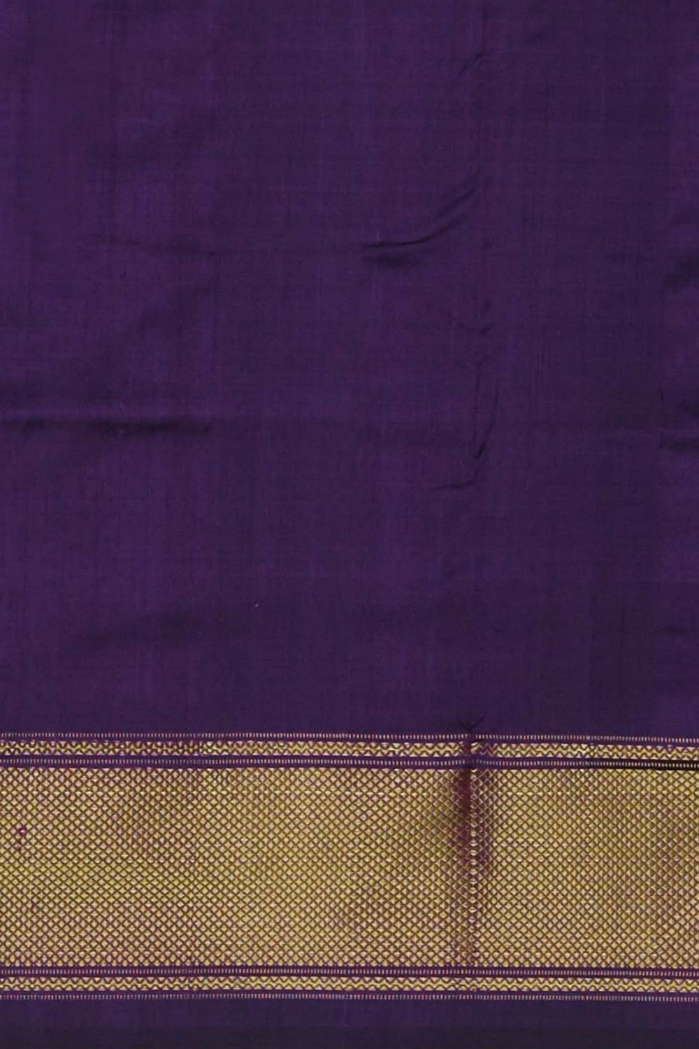 Image of Purple Pochampally Silk Ikat Saree