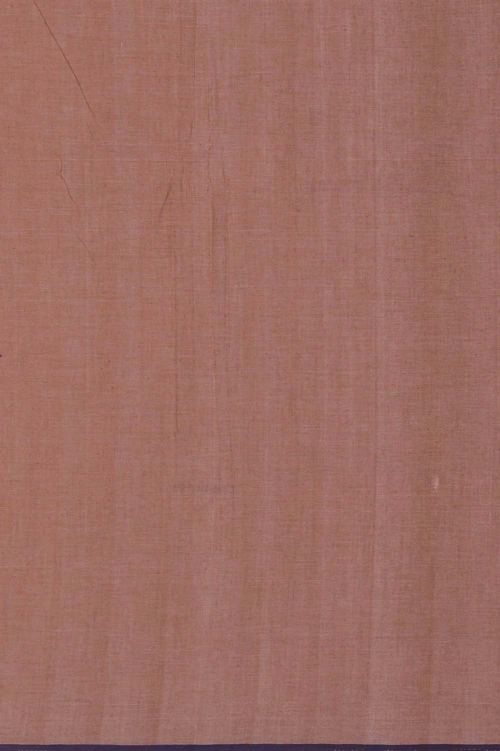 Image of Off White Pochampally Cotton Ikat Saree