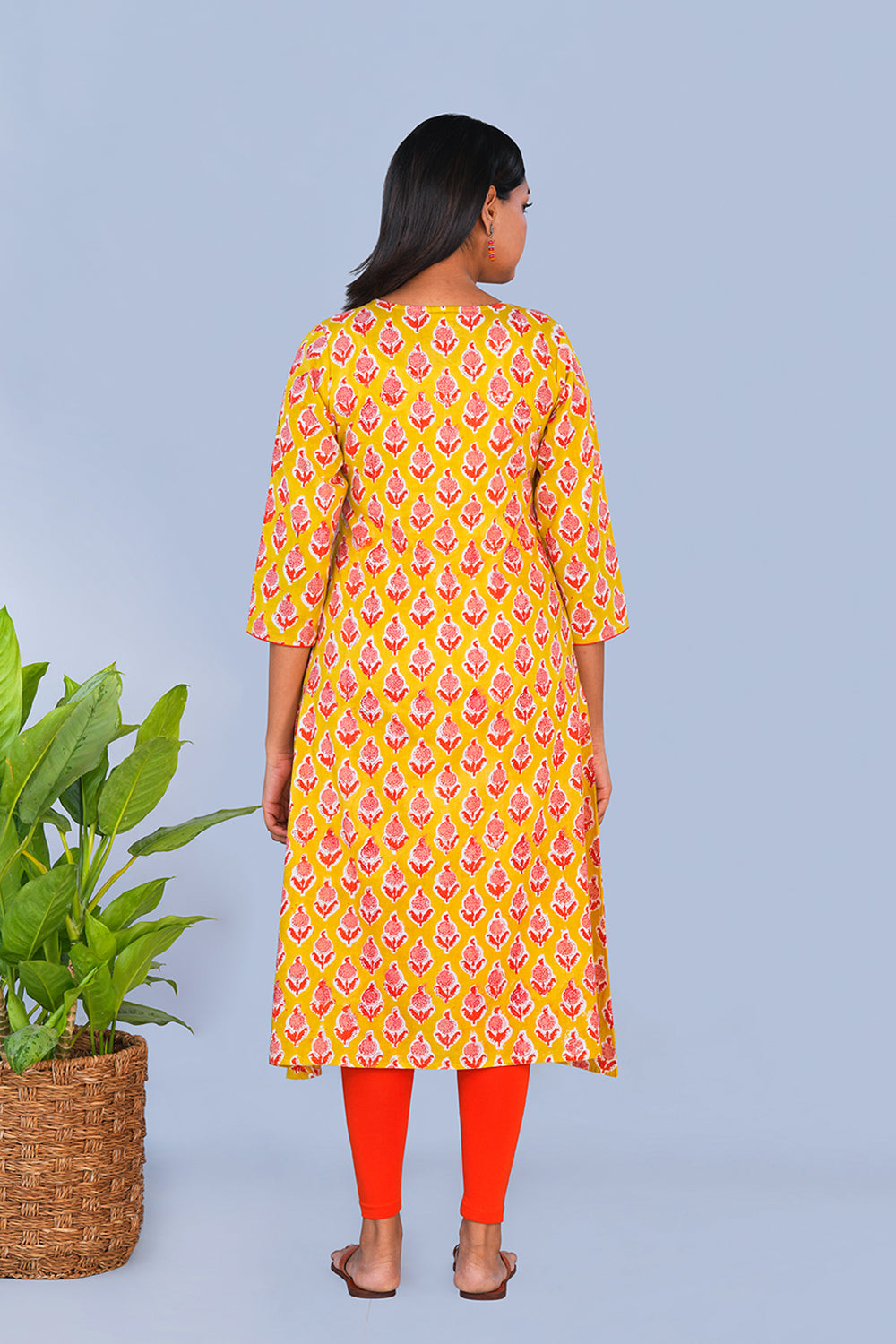 Image of Block printed cotton Kurti