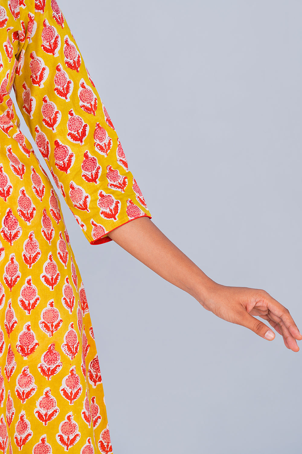 Image of Block printed cotton Kurti