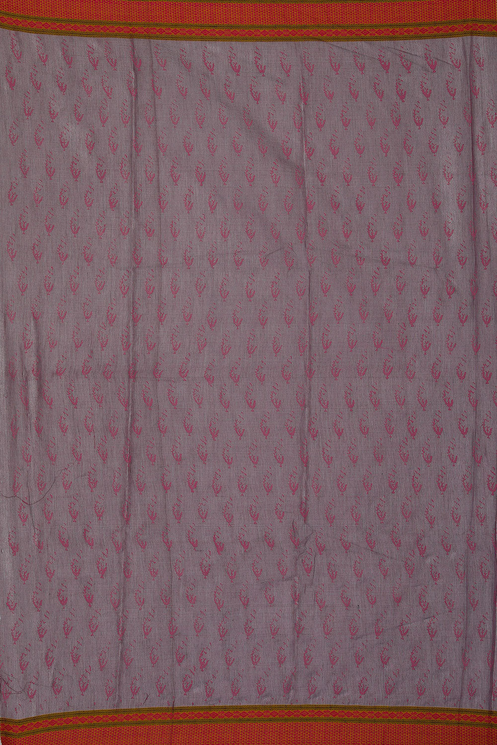 Image of Sky Blue Woven South Cotton Saree