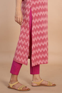 Collection of Ikat Straight Cut Kurti in a gallery layout