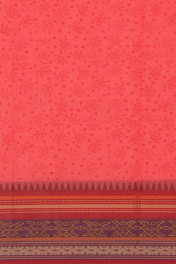 Image of Hand Block Printed Cotton Saree