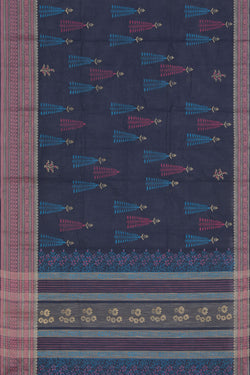 Image of Hand Block Printed Cotton Saree