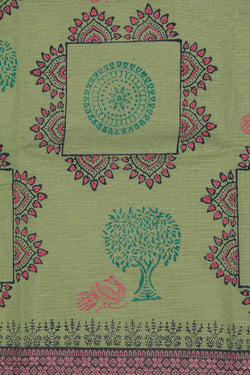 Image of Hand Block Printed Cotton Saree