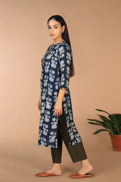 Collection of Cotton Bagru Block Printed Kurti in a gallery layout