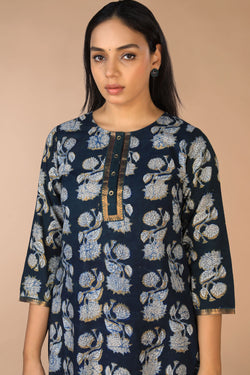 Collection of Cotton Bagru Block Printed Kurti in a gallery layout