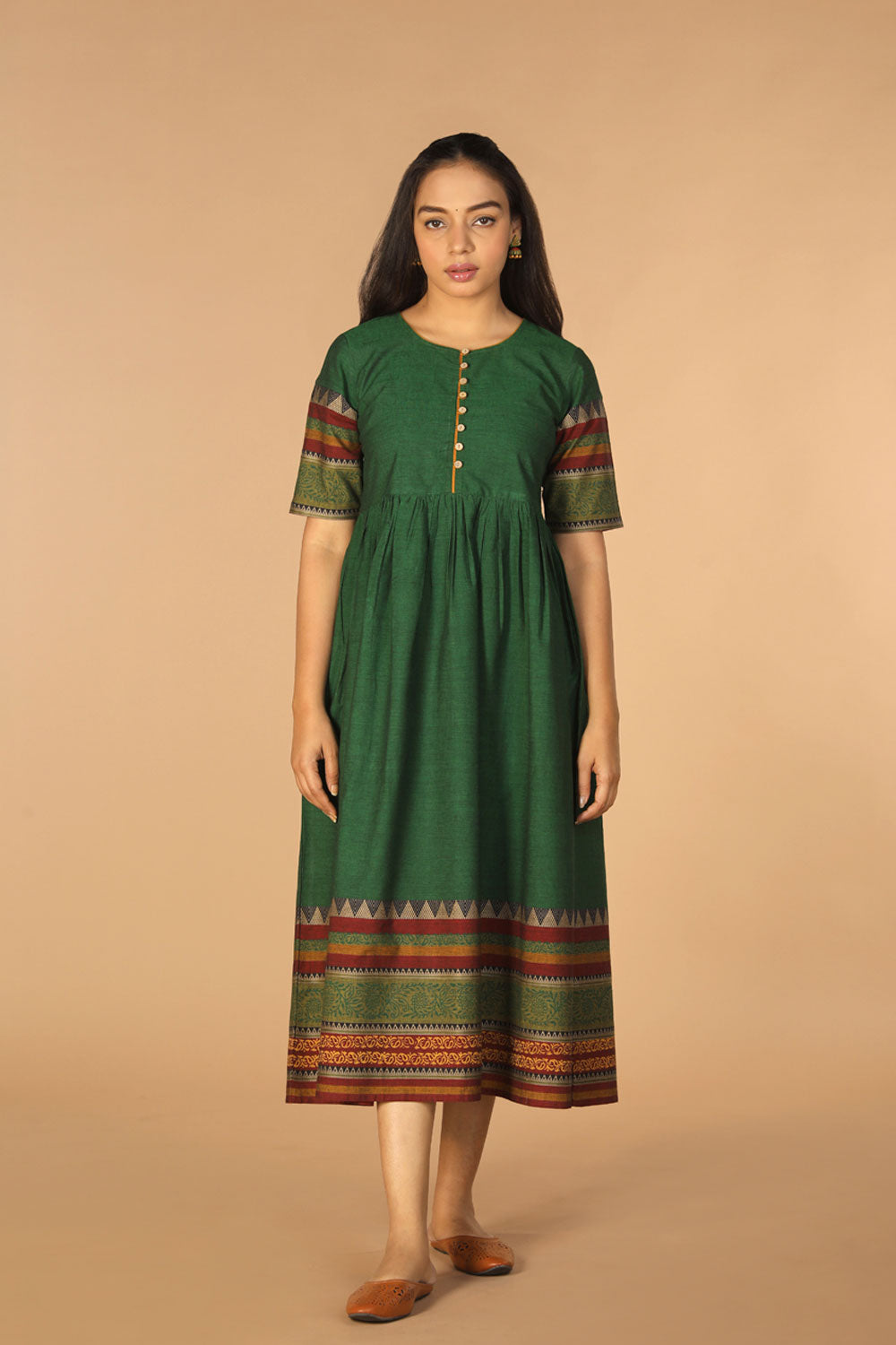 Collection of Woven ethnic dress in a gallery layout