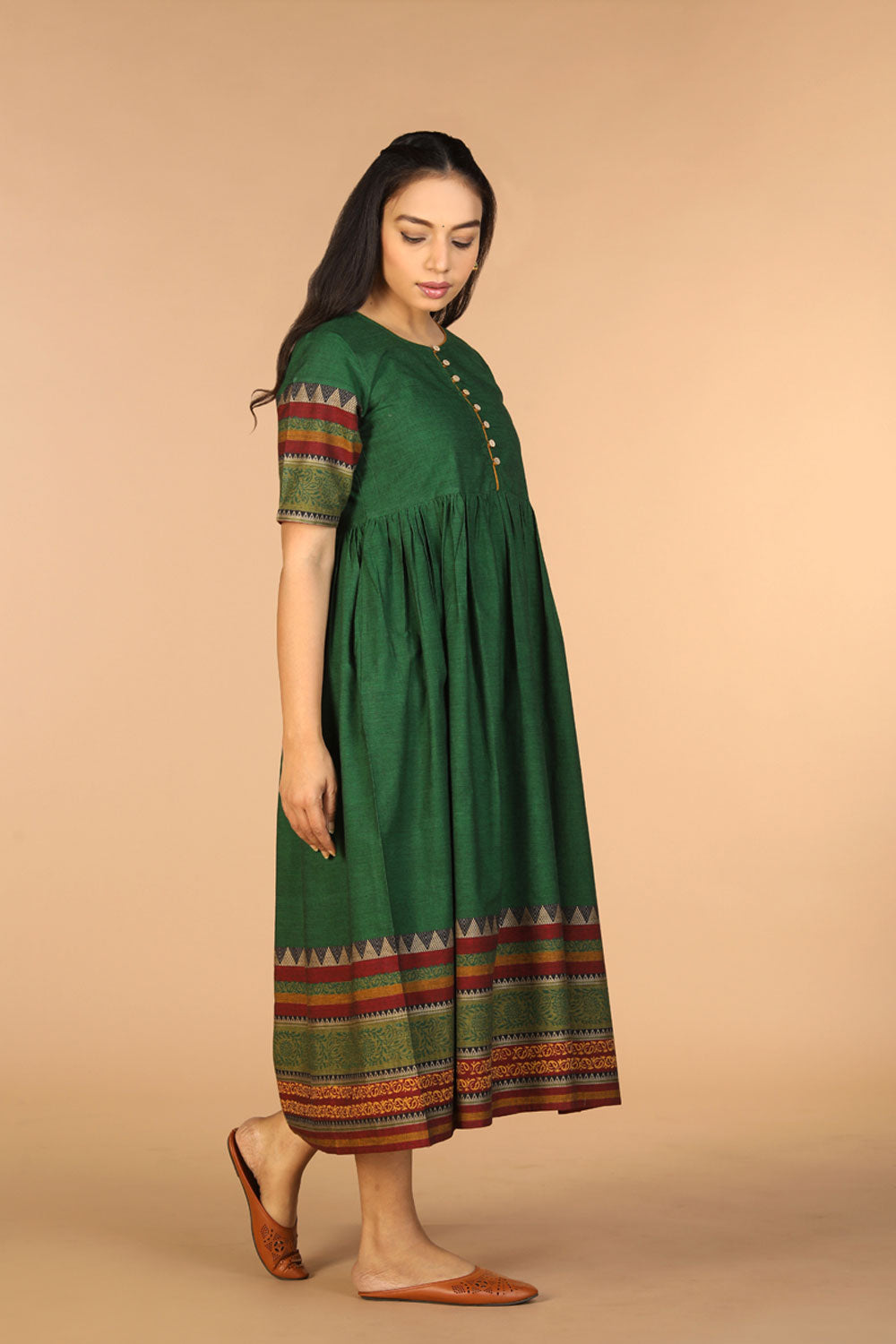 Collection of Woven ethnic dress in a gallery layout