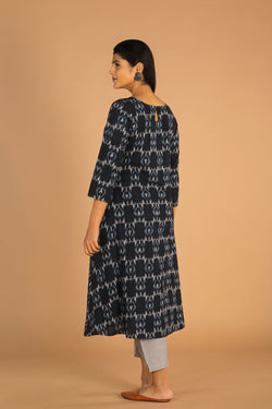 Collection of Cotton Ikat Kurti in a gallery layout