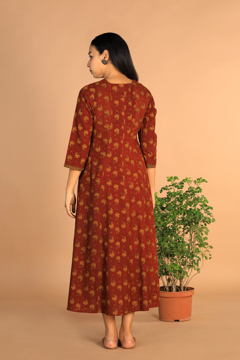 Collection of Panelled Cotton Bagh Kurti in a gallery layout