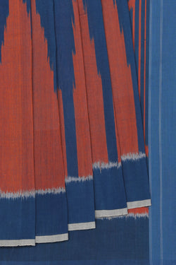 Collection of Pochampally Cotton Ikat saree in a gallery layout