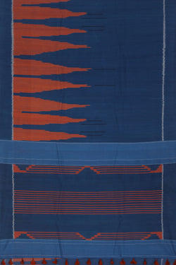 Collection of Pochampally Cotton Ikat saree in a gallery layout