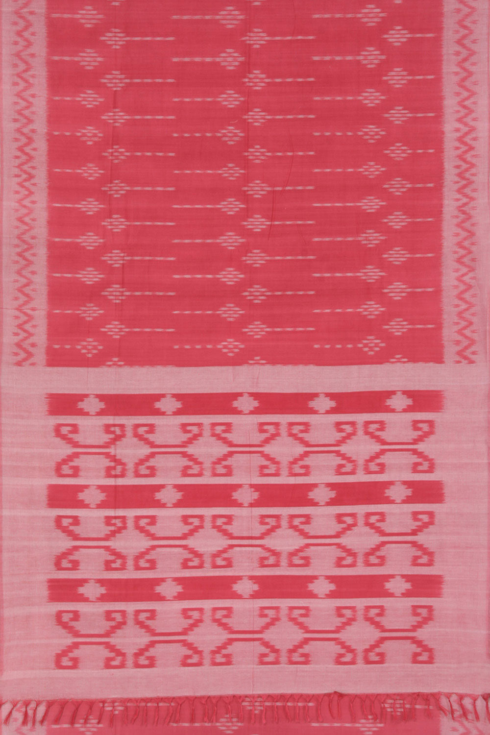 Collection of Pochampally Cotton Ikat Saree in a gallery layout