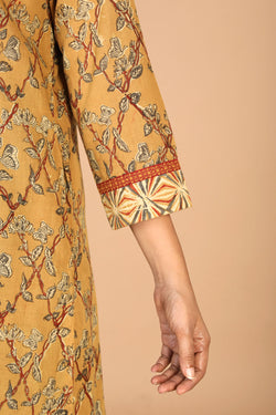 Collection of Ethnic Embroidered Kalamkari Kurti in a gallery layout