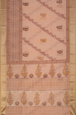 Image of Hand Block Printed Saree