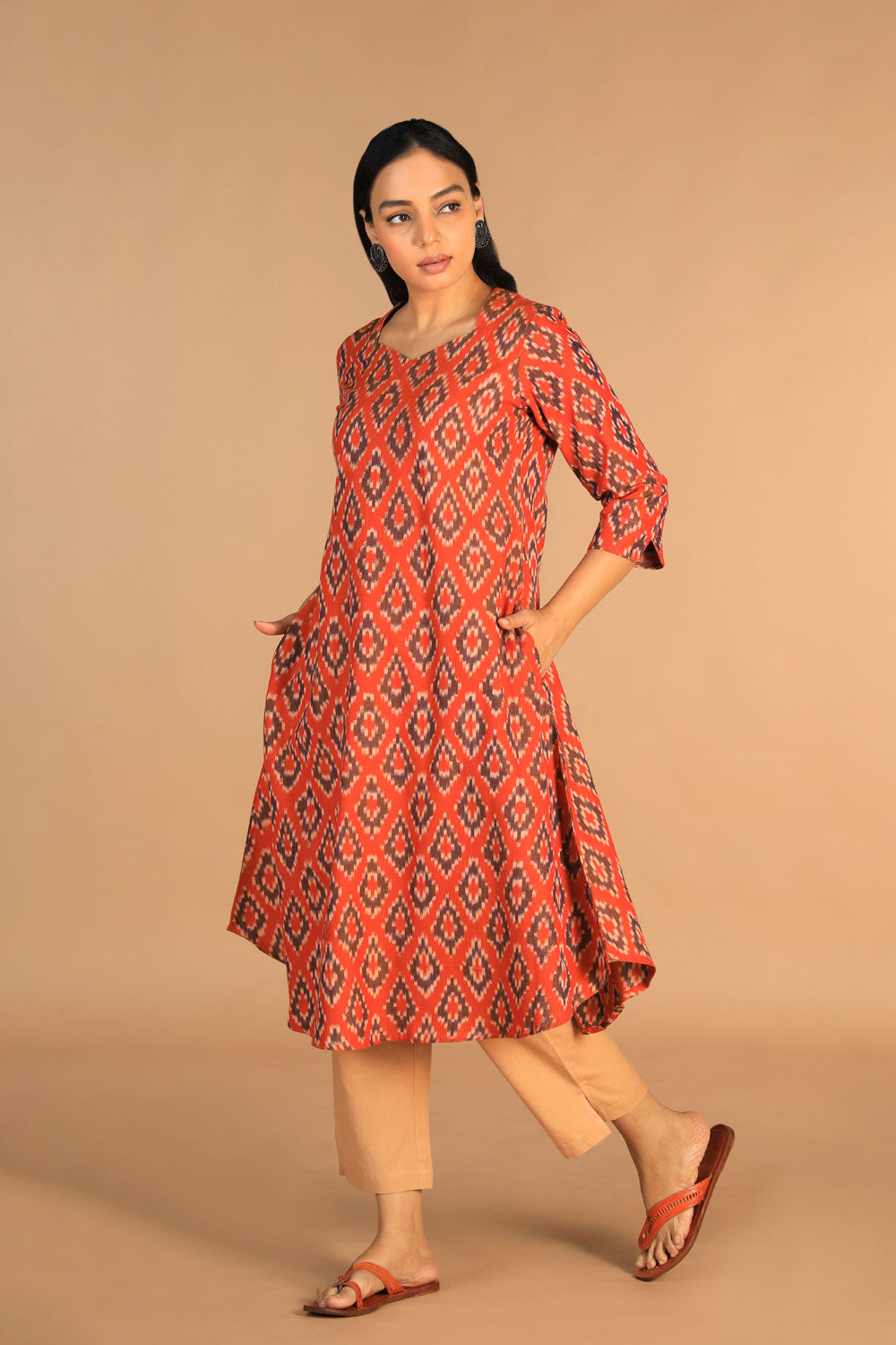 Cotton Ikat Kurti