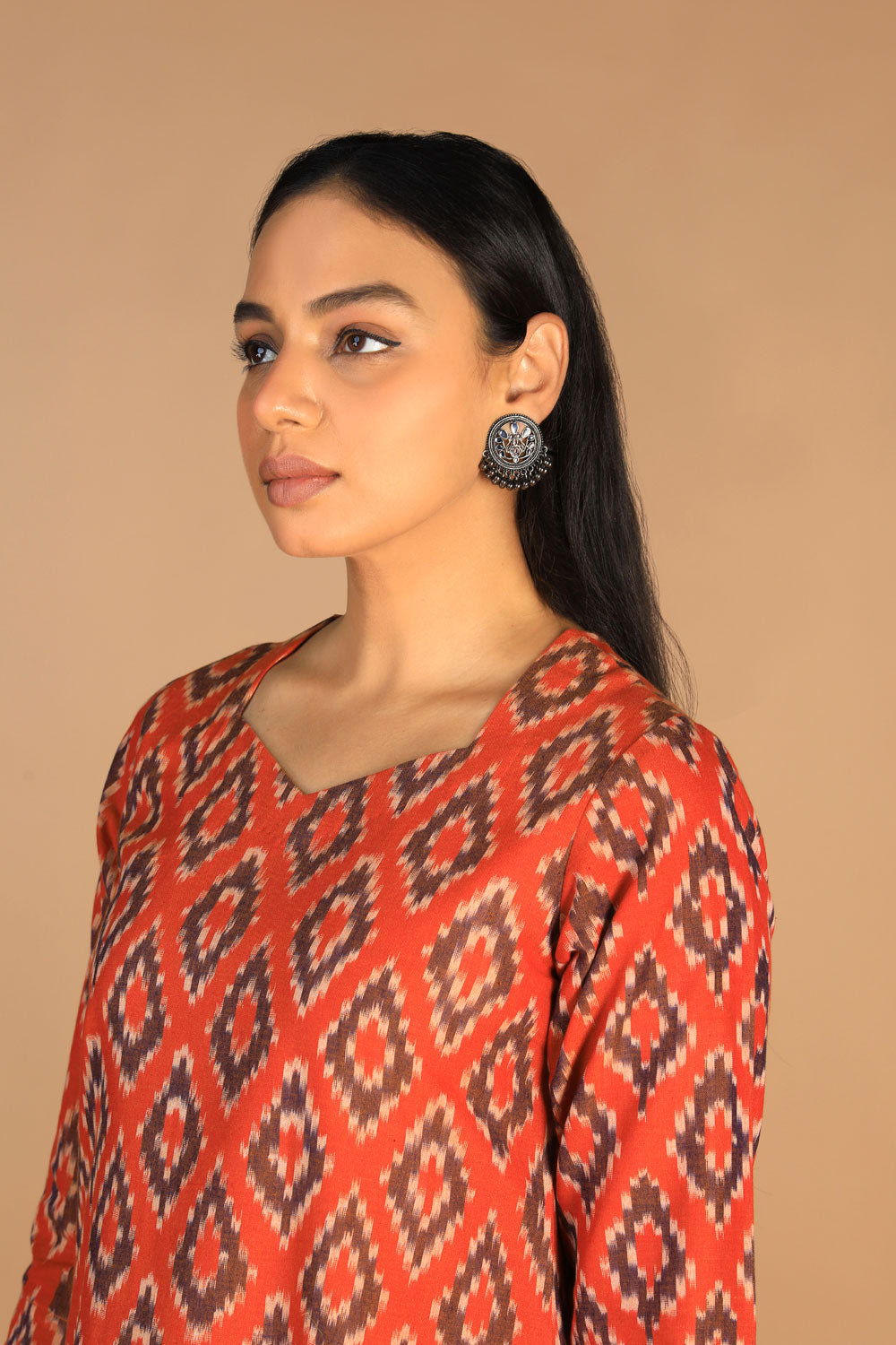 Cotton Ikat Kurti