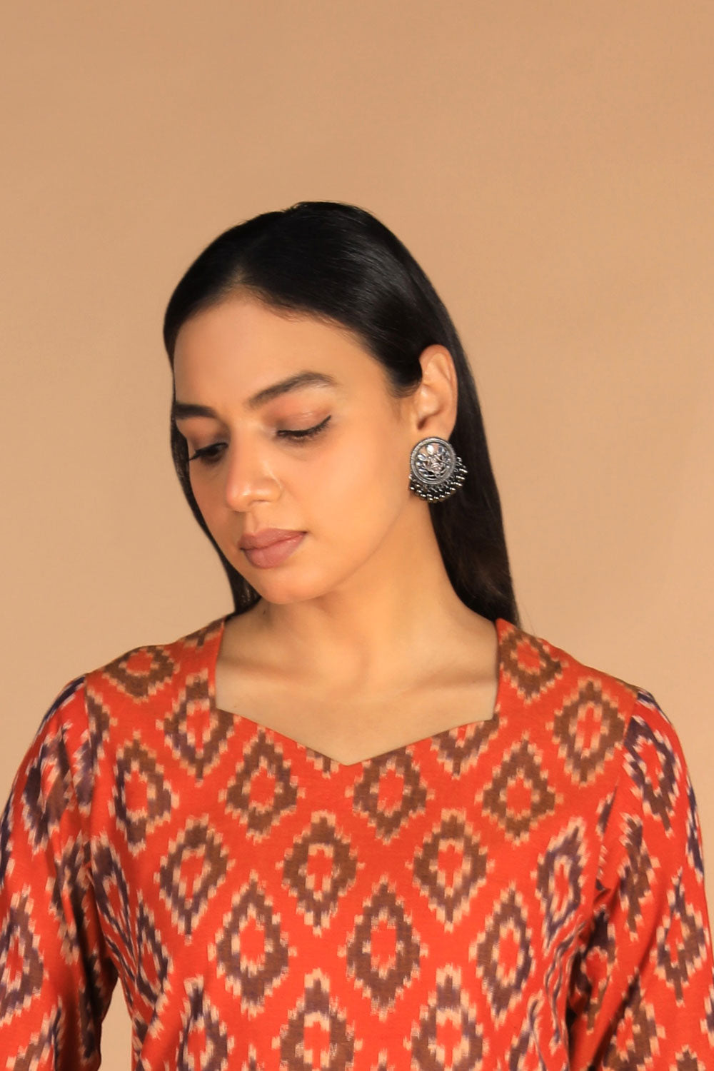 Cotton Ikat Kurti