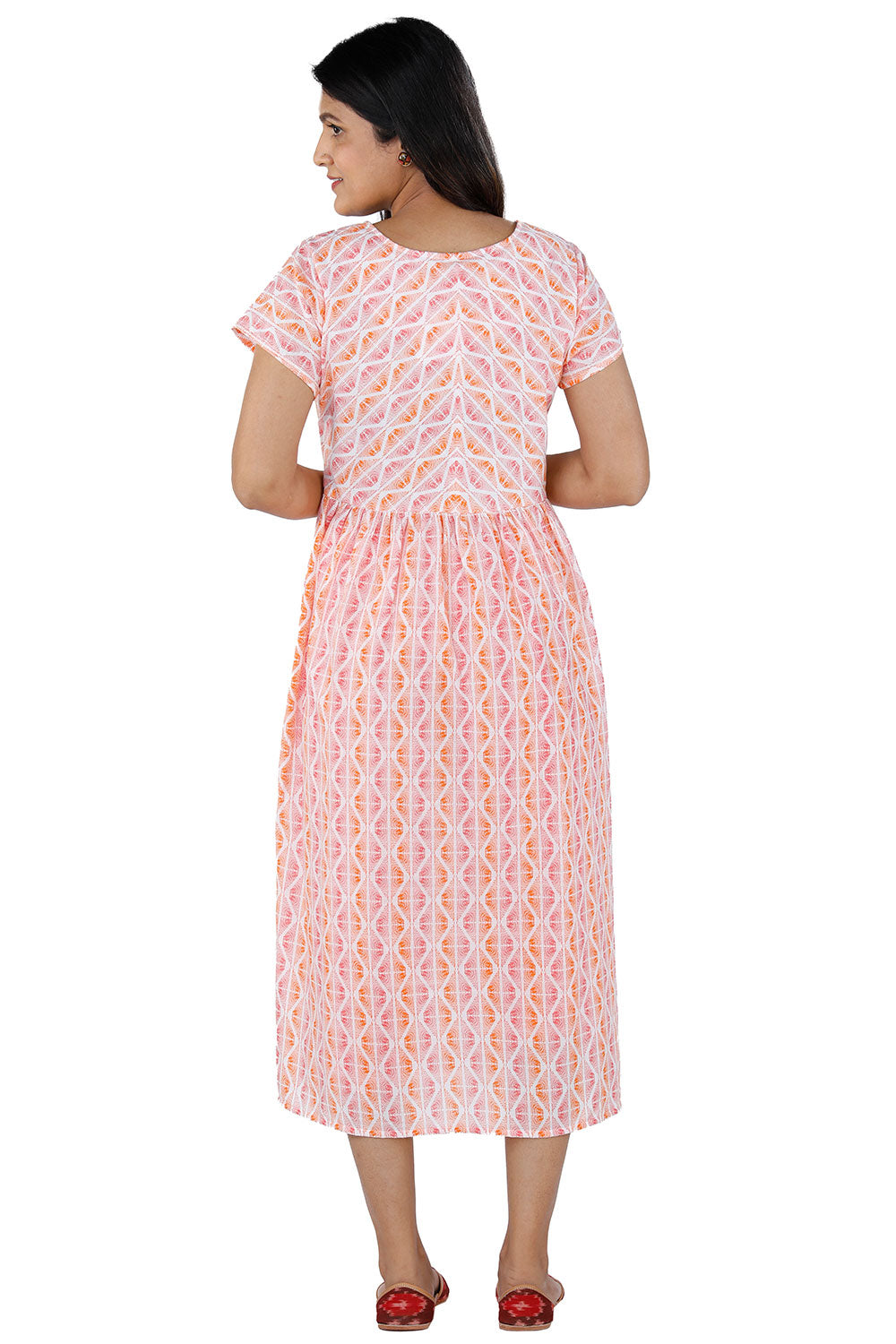 Fresh & summery printed cotton long Kurti