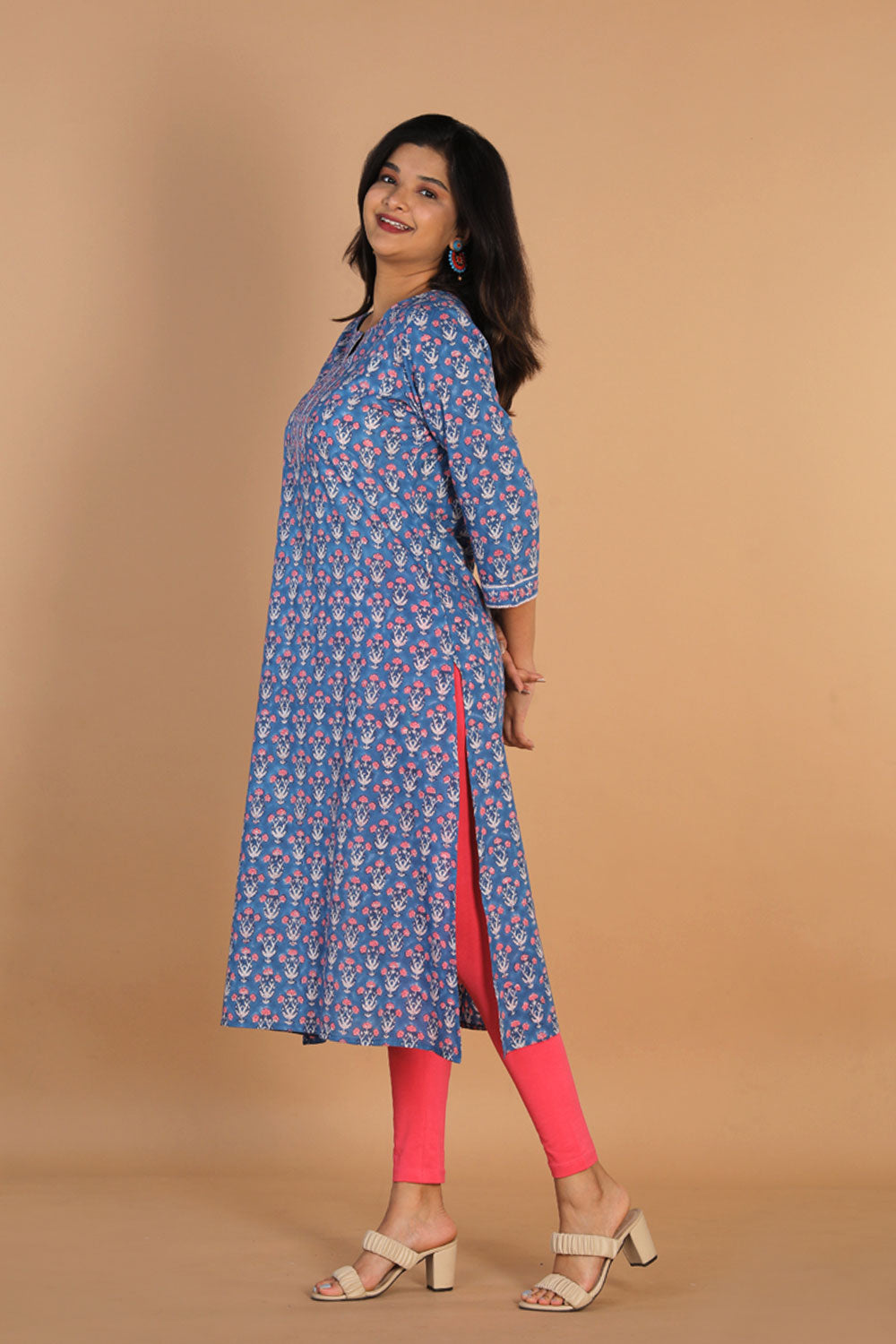 Collection of Block printed cotton kurti in a gallery layout