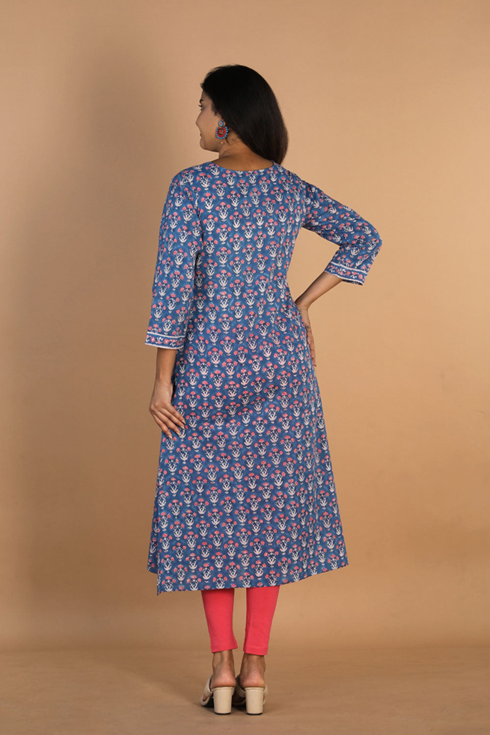 Collection of Block printed cotton kurti in a gallery layout