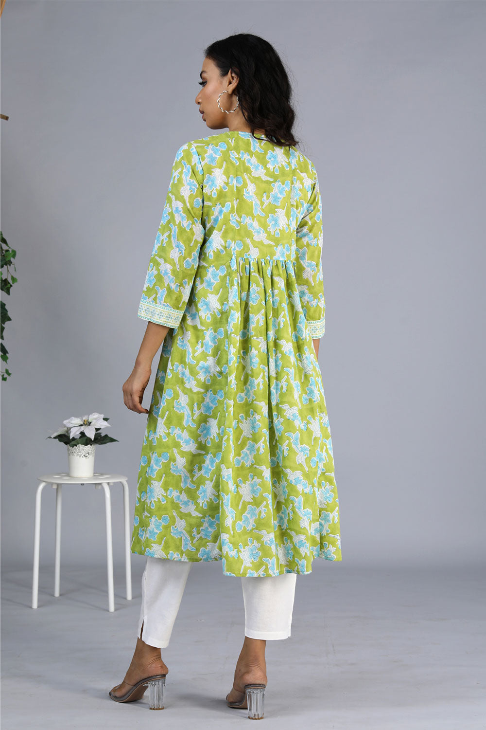 Collection of Handblock printed kurti in a gallery layout