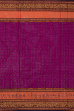 Image of Hand Block Printed Cotton Saree