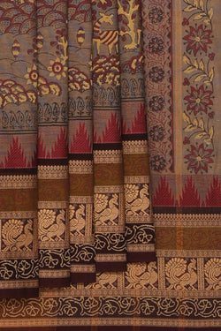 Collection of Hand Block Printed Cotton Saree in a gallery layout