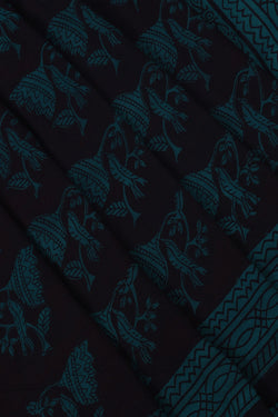 Collection of Bagh Hand Block Printed Cotton Saree in a gallery layout