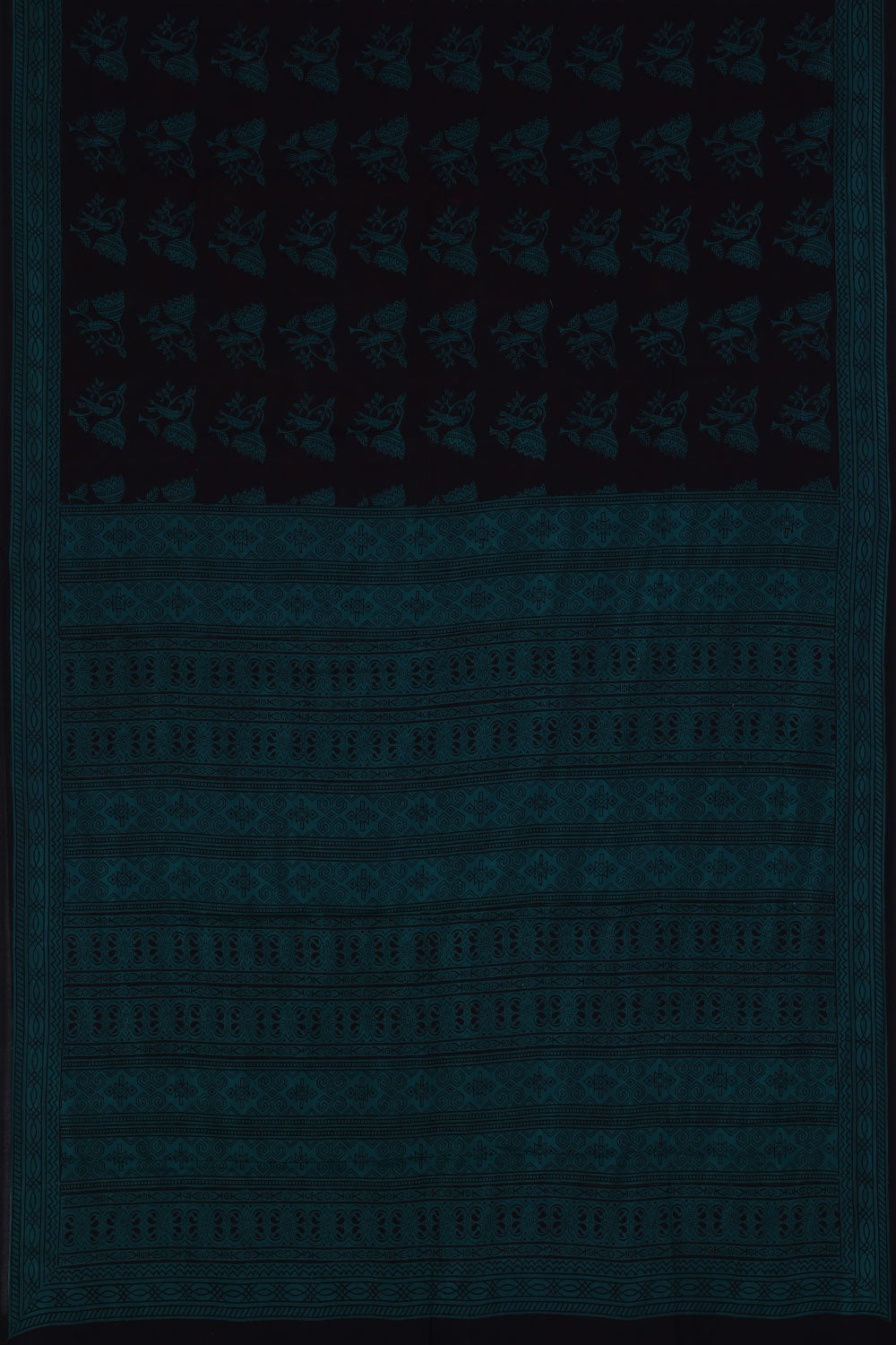 Collection of Bagh Hand Block Printed Cotton Saree in a gallery layout