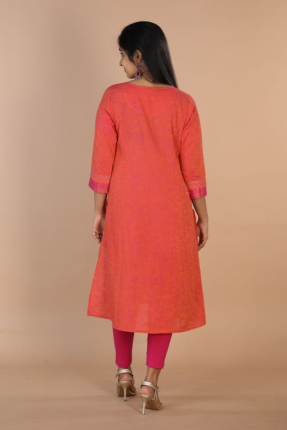 Collection of Festive cotton blockprinted kurti in a gallery layout