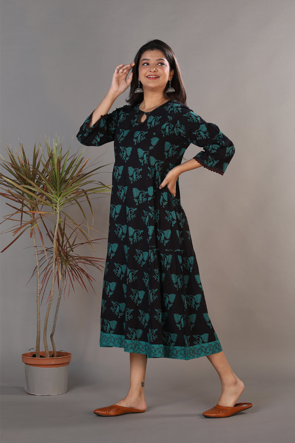 Bagh handblockprinted kurti