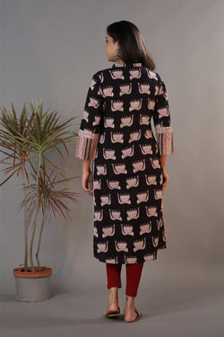 Collection of Bagh handblockprinted kurti in a gallery layout