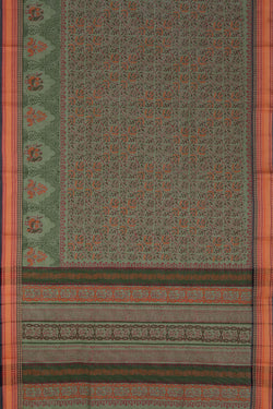 Collection of Hand block printed south cotton saree in a gallery layout