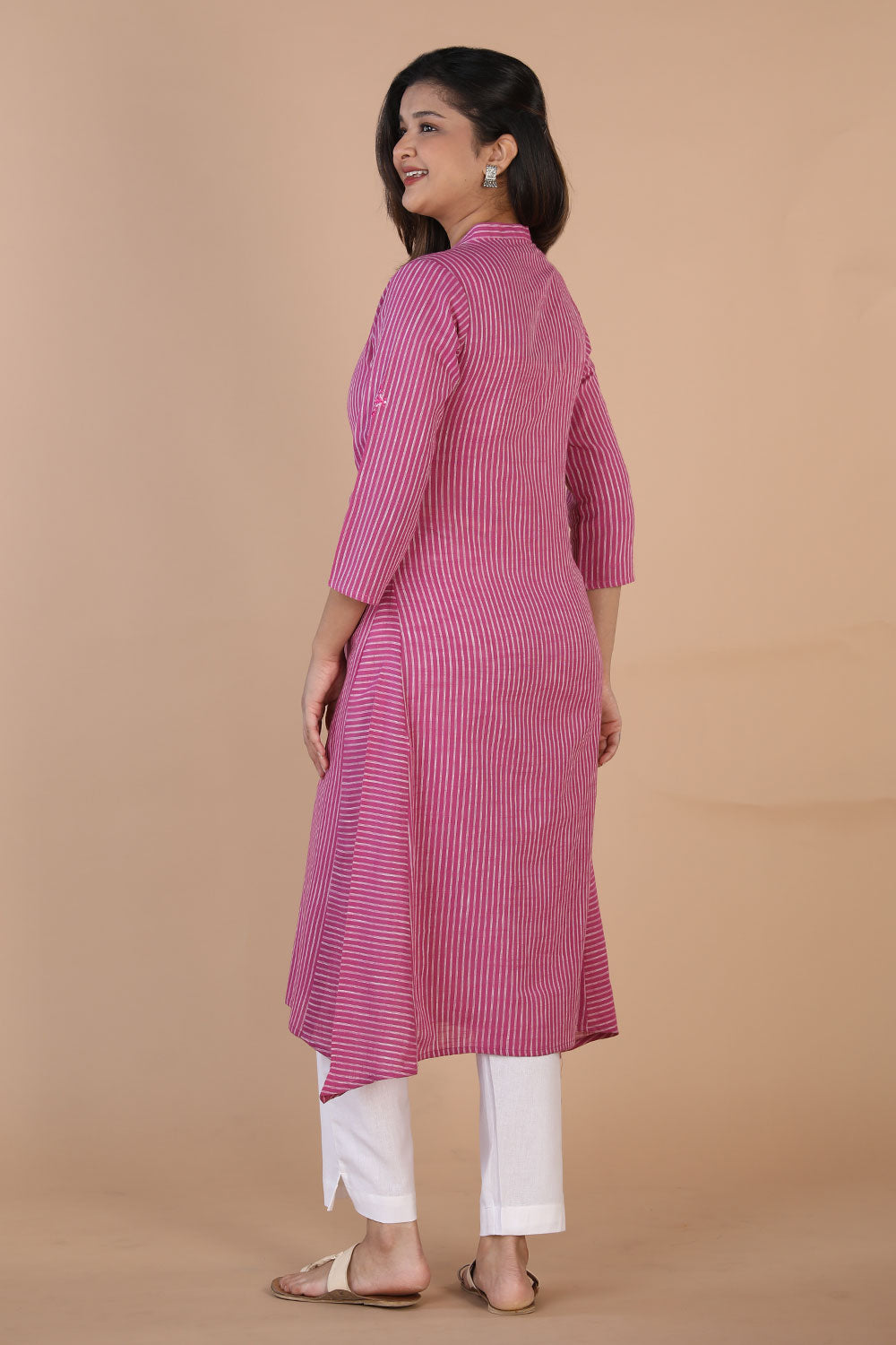 Ethnic woven striped kurti