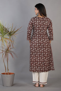 Image of Bagru handblock printed kurti